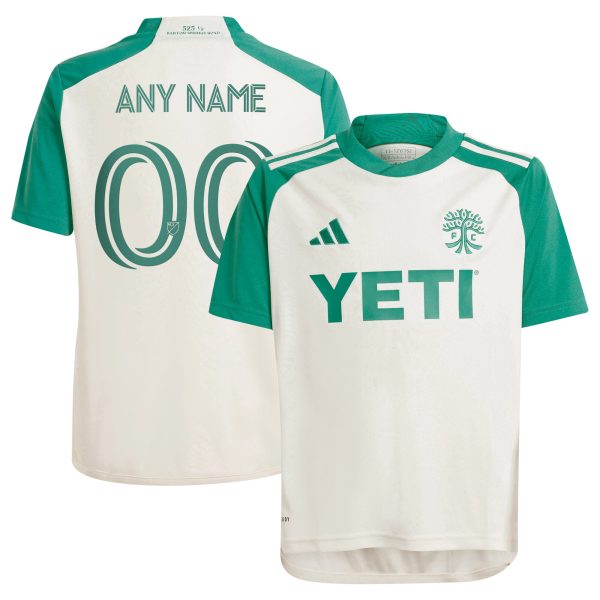youth austin fc adidas tan 2024 the armadillo kit replica custom jersey | San Jose Earthquakes Hats, Jerseys & MLS Apparel