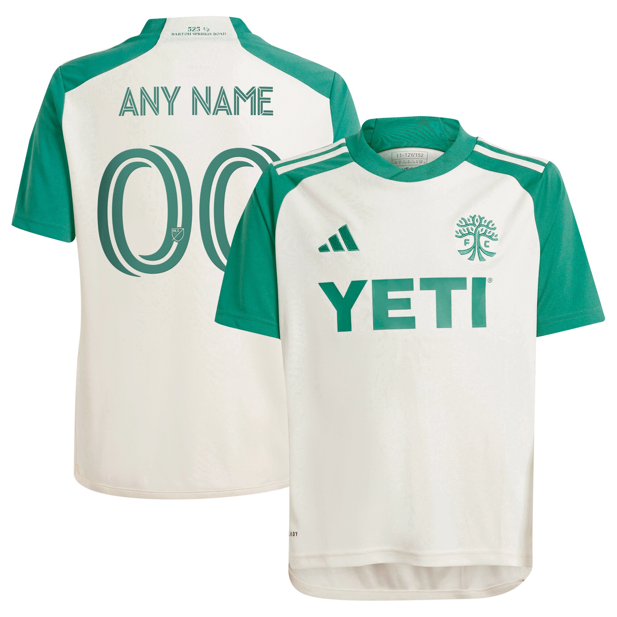 youth austin fc adidas tan 2024 the armadillo kit replica custom jersey | San Jose Earthquakes Hats, Jerseys & MLS Apparel