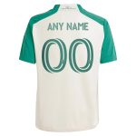 youth austin fc adidas tan 2024 the armadillo kit replica custom jersey | San Jose Earthquakes Hats, Jerseys & MLS Apparel