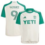 youth austin fc brandon vazquez adidas tan 2024 the armadillo kit replica player jersey | San Jose Earthquakes Hats, Jerseys & MLS Apparel