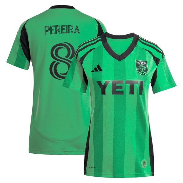 youth austin fc daniel pereira adidas green 2025 the heartbeat kit replica player jersey | San Jose Earthquakes Hats, Jerseys & MLS Apparel
