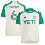 youth austin fc ilie sanchez adidas tan 2024 the armadillo kit replica player jersey | San Jose Earthquakes Hats, Jerseys & MLS Apparel