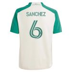 youth austin fc ilie sanchez adidas tan 2024 the armadillo kit replica player jersey | San Jose Earthquakes Hats, Jerseys & MLS Apparel