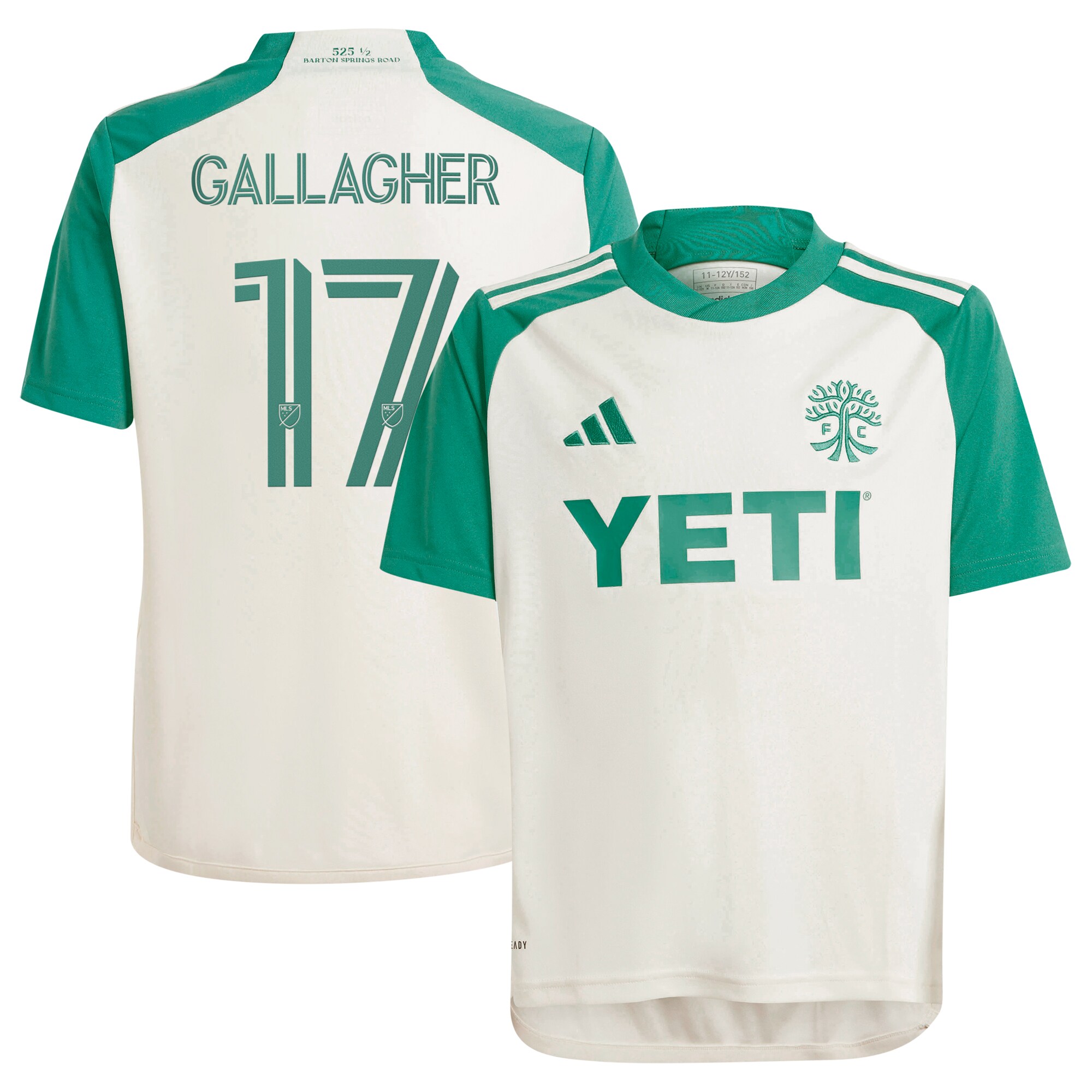 youth austin fc jon gallagher adidas tan 2024 the armadillo kit replica player jersey | San Jose Earthquakes Hats, Jerseys & MLS Apparel