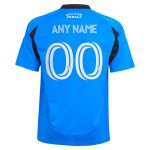 youth cf montreal adidas blue 2025 montréal original replica custom jersey | San Jose Earthquakes Hats, Jerseys & MLS Apparel