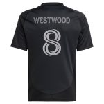 youth charlotte fc ashley westwood adidas black 2025 fortress kit replica player jersey | San Jose Earthquakes Hats, Jerseys & MLS Apparel
