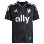 youth charlotte fc tim ream adidas black 2025 fortress kit replica player jersey | San Jose Earthquakes Hats, Jerseys & MLS Apparel
