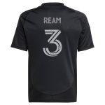 youth charlotte fc tim ream adidas black 2025 fortress kit replica player jersey | San Jose Earthquakes Hats, Jerseys & MLS Apparel