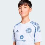 youth chicago fire adidas light blue 2025 the municipal kit replica jersey | San Jose Earthquakes Hats, Jerseys & MLS Apparel