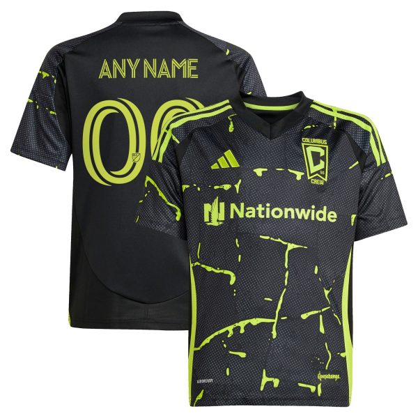 youth columbus crew adidas black 2025 the goosebumps kit replica custom jersey | San Jose Earthquakes Hats, Jerseys & MLS Apparel