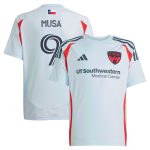 youth fc dallas petar musa adidas light blue 2025 the inferno kit replica player jersey | San Jose Earthquakes Hats, Jerseys & MLS Apparel
