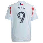 youth fc dallas petar musa adidas light blue 2025 the inferno kit replica player jersey | San Jose Earthquakes Hats, Jerseys & MLS Apparel