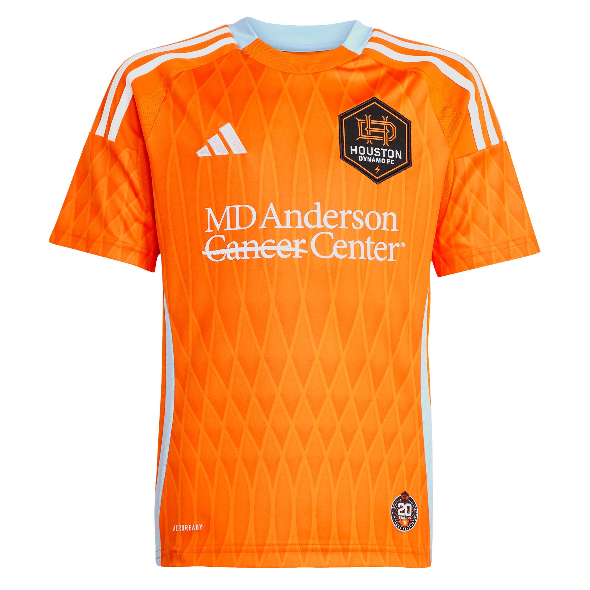 youth houston dynamo fc adidas orange 2025 season 20 replica jersey | San Jose Earthquakes Hats, Jerseys & MLS Apparel