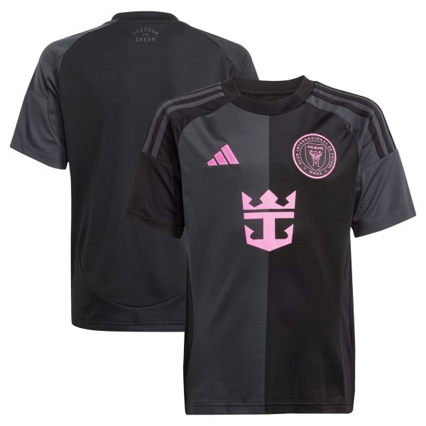 youth inter miami cf adidas black 2025 the fortitude kit replica jersey | San Jose Earthquakes Hats, Jerseys & MLS Apparel