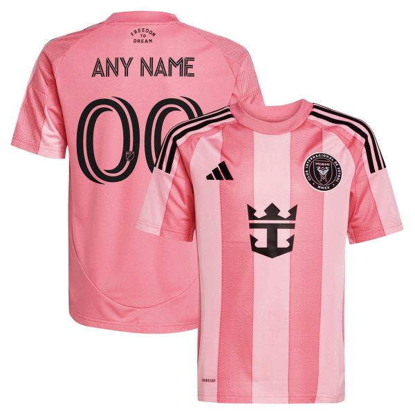 youth inter miami cf adidas light pink 2025 euforia replica custom jersey | San Jose Earthquakes Hats, Jerseys & MLS Apparel
