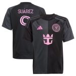 youth inter miami cf luis suárez adidas black 2025 the fortitude kit replica player jersey | San Jose Earthquakes Hats, Jerseys & MLS Apparel