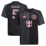 youth inter miami cf sergio busquets adidas black 2025 the fortitude kit replica player jersey | San Jose Earthquakes Hats, Jerseys & MLS Apparel