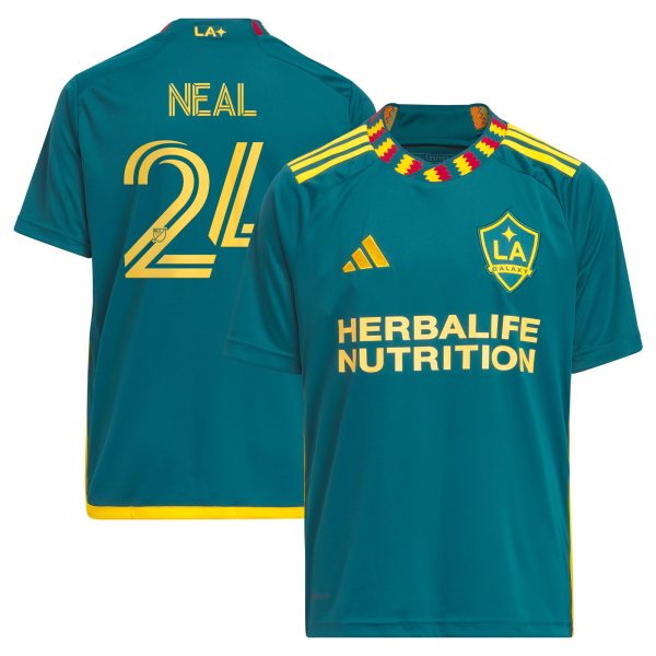 youth la galaxy jalen neal adidas green 2024 la kit replica player jersey | San Jose Earthquakes Hats, Jerseys & MLS Apparel