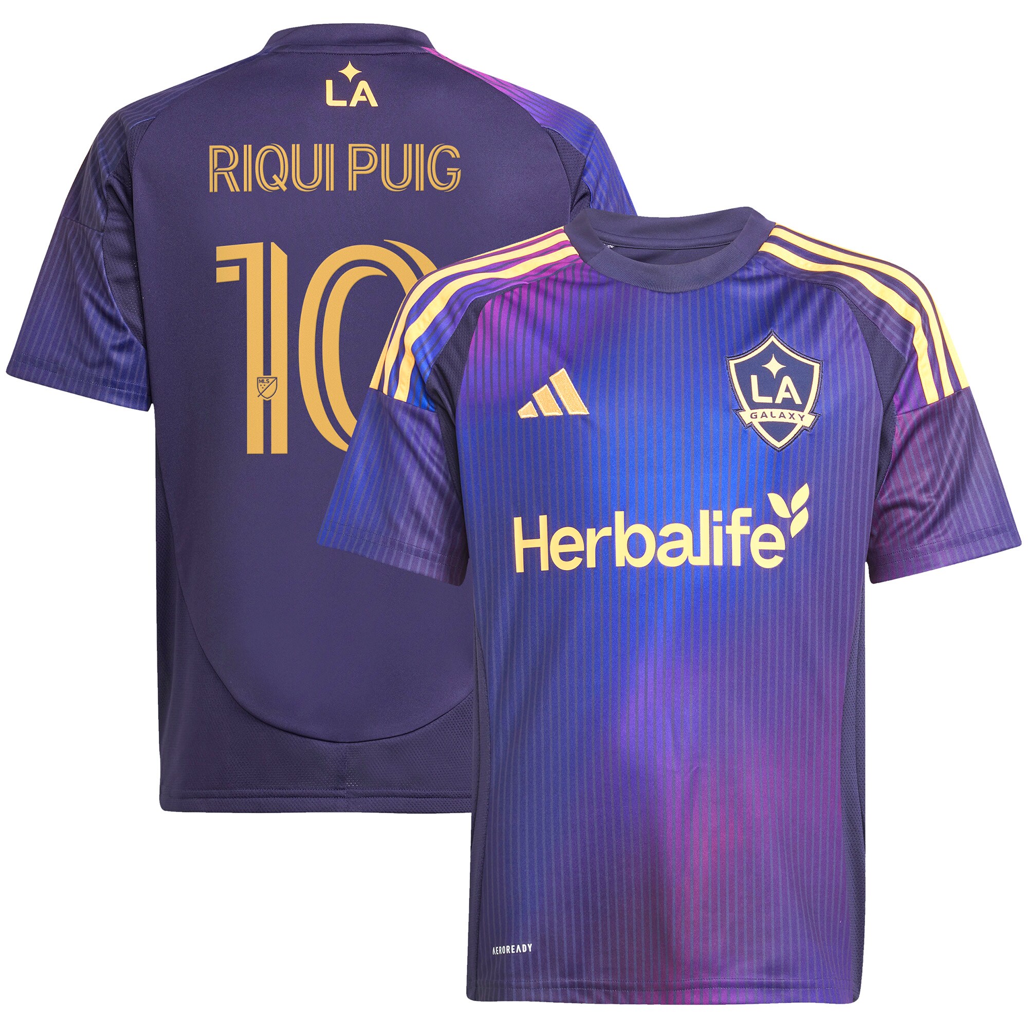 youth la galaxy riqui puig adidas navy 2025 rizon replica player jersey | San Jose Earthquakes Hats, Jerseys & MLS Apparel