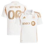 youth lafc adidas white 2025 secondary replica custom jersey | San Jose Earthquakes Hats, Jerseys & MLS Apparel