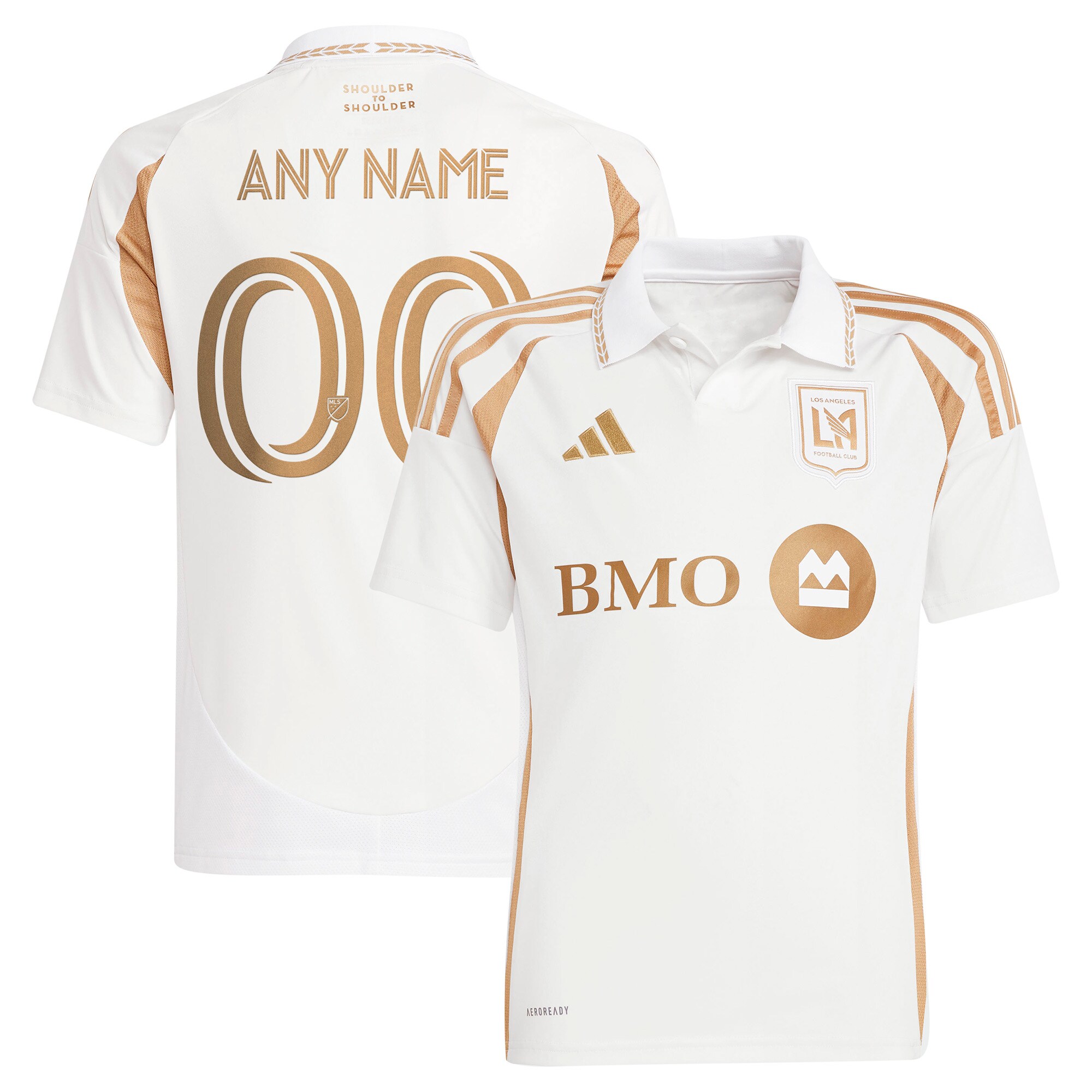 youth lafc adidas white 2025 secondary replica custom jersey | San Jose Earthquakes Hats, Jerseys & MLS Apparel