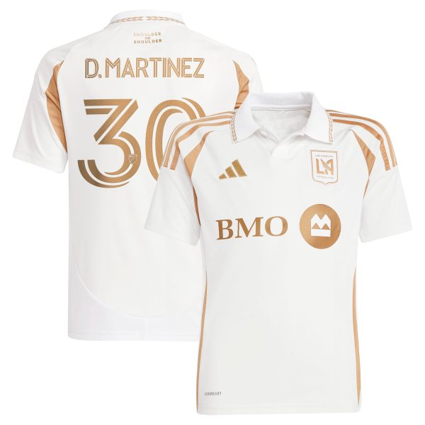 youth lafc david martinez adidas white 2025 secondary replica player jersey | San Jose Earthquakes Hats, Jerseys & MLS Apparel