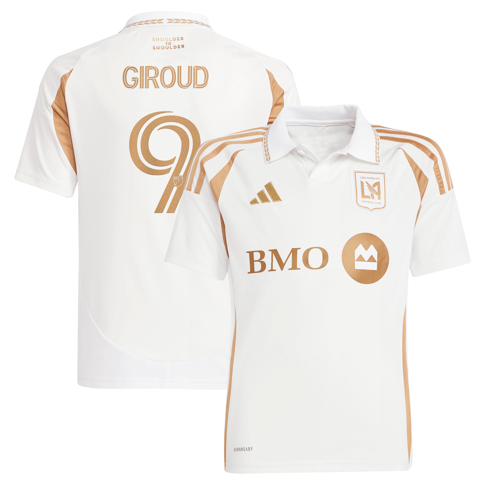 youth lafc olivier giroud adidas white 2025 secondary replica player jersey | San Jose Earthquakes Hats, Jerseys & MLS Apparel