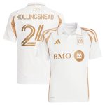 youth lafc ryan hollingshead adidas white 2025 secondary replica player jersey | San Jose Earthquakes Hats, Jerseys & MLS Apparel