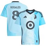 youth minnesota united fc joseph rosales adidas blue 2025 convergence replica player jersey | San Jose Earthquakes Hats, Jerseys & MLS Apparel