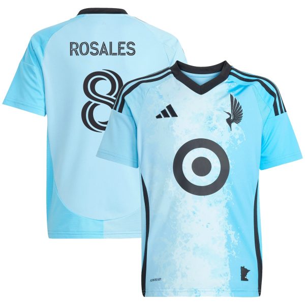 youth minnesota united fc joseph rosales adidas blue 2025 convergence replica player jersey | San Jose Earthquakes Hats, Jerseys & MLS Apparel