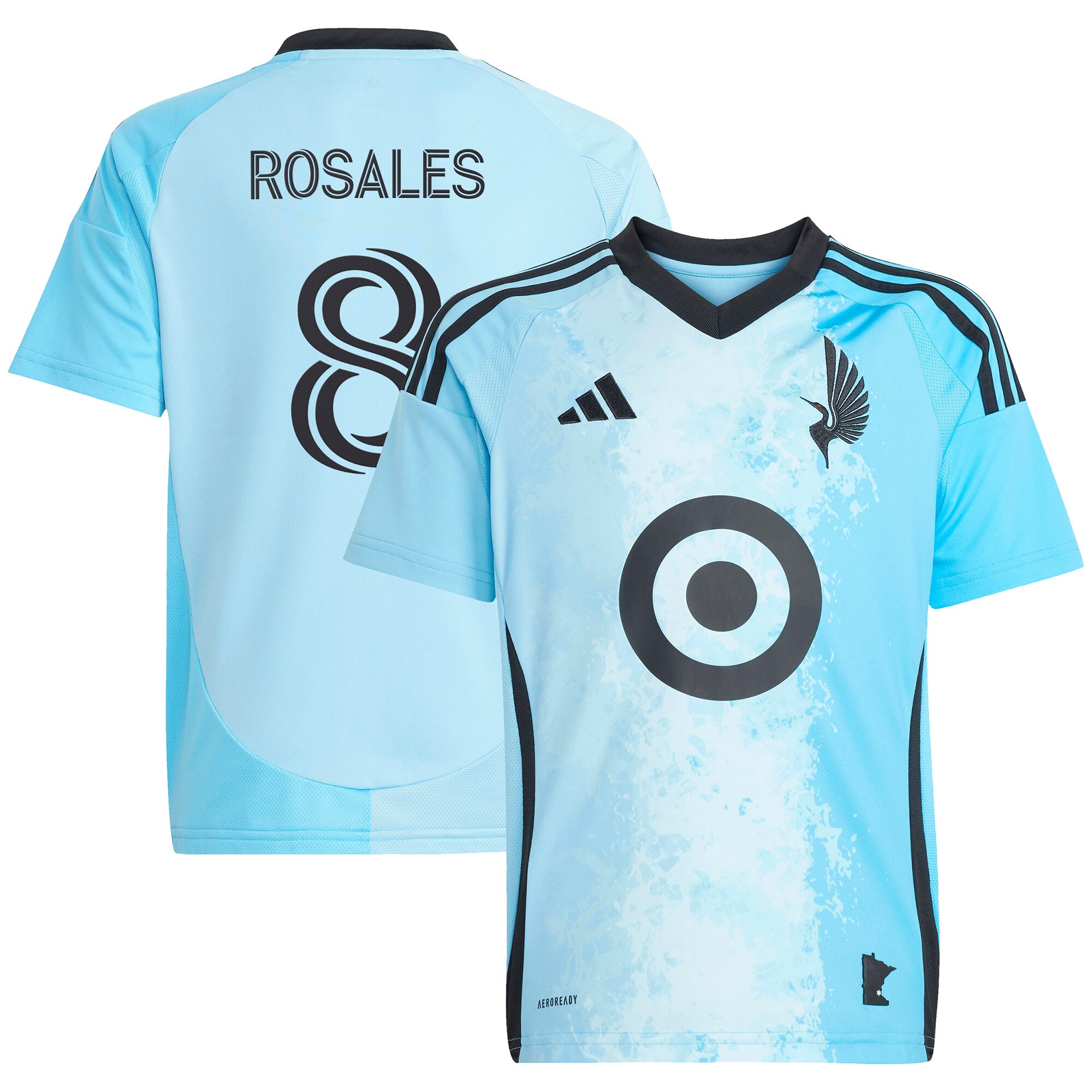 youth minnesota united fc joseph rosales adidas blue 2025 convergence replica player jersey | San Jose Earthquakes Hats, Jerseys & MLS Apparel