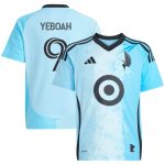 youth minnesota united fc kelvin yeboah adidas blue 2025 convergence replica player jersey | San Jose Earthquakes Hats, Jerseys & MLS Apparel