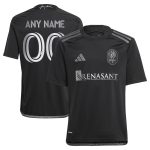 youth nashville sc adidas black 2023 man in black kit replica custom jersey | San Jose Earthquakes Hats, Jerseys & MLS Apparel