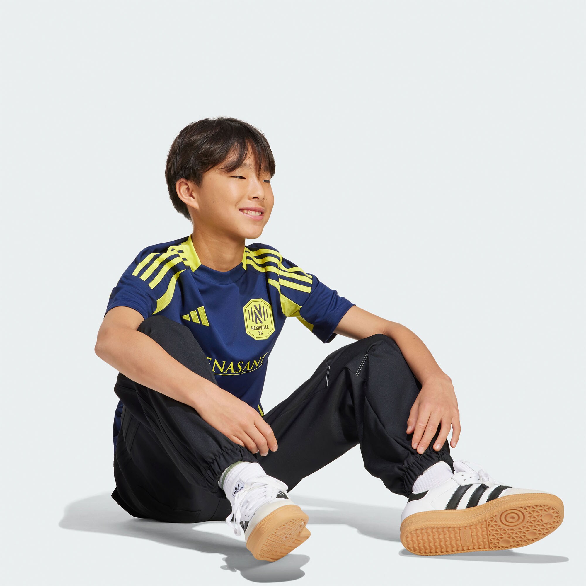 youth nashville sc adidas navy 2025 the heart of nashville kit replica jersey | San Jose Earthquakes Hats, Jerseys & MLS Apparel