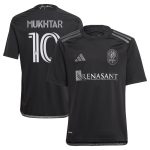 youth nashville sc hany mukhtar adidas black 2023 man in black kit replica player jersey | San Jose Earthquakes Hats, Jerseys & MLS Apparel