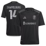 youth nashville sc jacob shaffelburg adidas black 2024 man in black kit replica player jersey | San Jose Earthquakes Hats, Jerseys & MLS Apparel