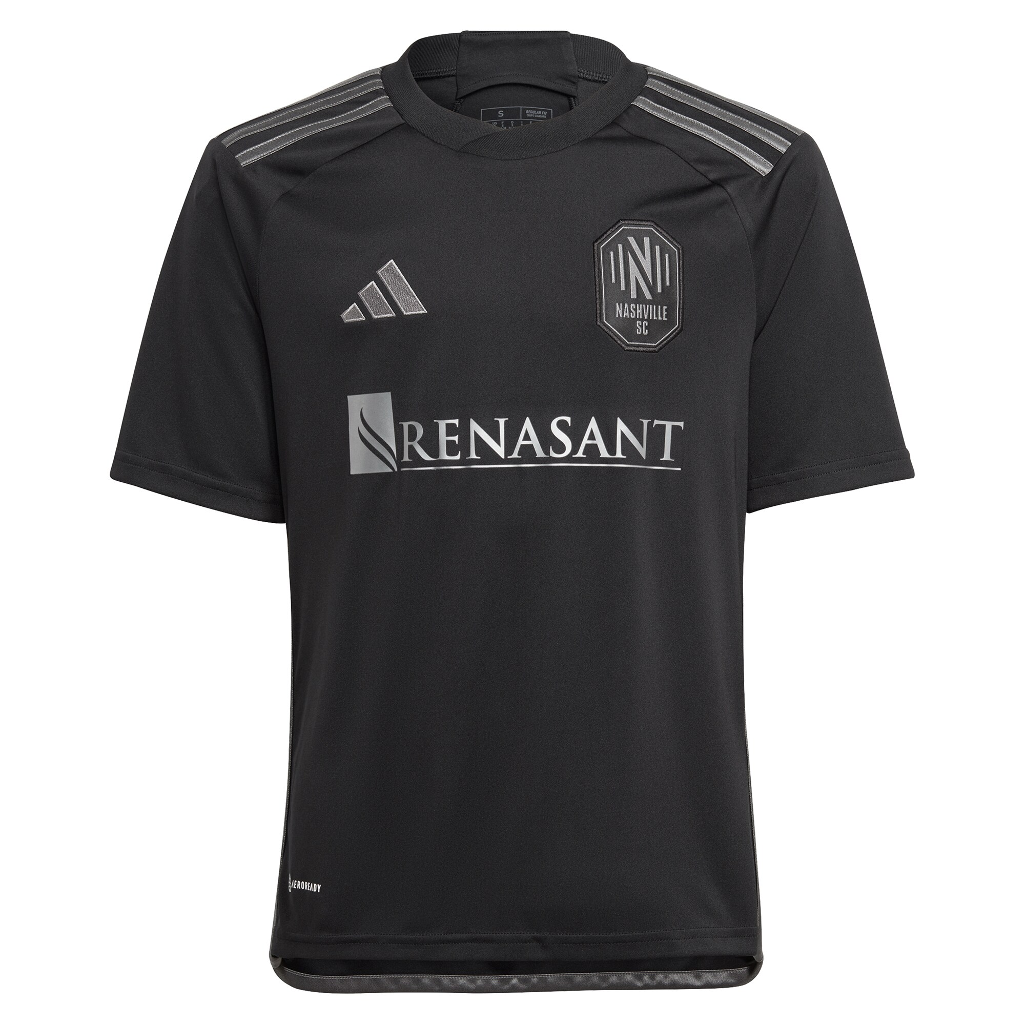 youth nashville sc sam surridge adidas black 2023 man in black kit replica player jersey | San Jose Earthquakes Hats, Jerseys & MLS Apparel
