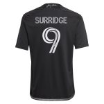 youth nashville sc sam surridge adidas black 2023 man in black kit replica player jersey | San Jose Earthquakes Hats, Jerseys & MLS Apparel