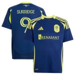 youth nashville sc sam surridge adidas navy 2025 the heart of nashville kit replica player jersey | San Jose Earthquakes Hats, Jerseys & MLS Apparel