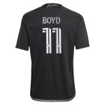 youth nashville sc tyler boyd adidas black 2024 man in black kit replica player jersey | San Jose Earthquakes Hats, Jerseys & MLS Apparel