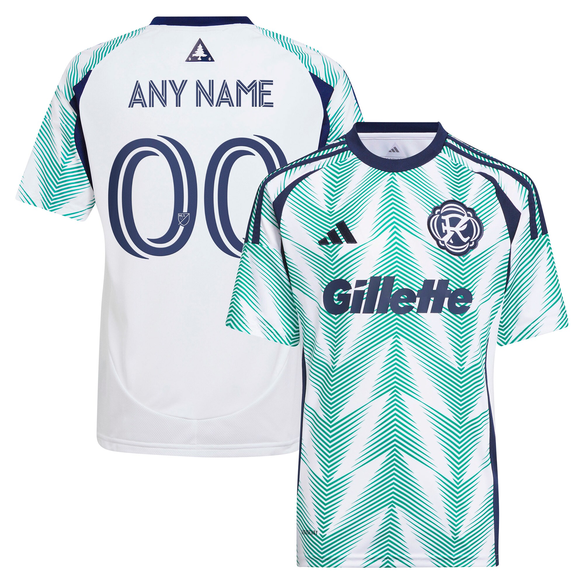 youth new england revolution adidas white 2025 eastern white pine x flag of new england replica custom jersey | San Jose Earthquakes Hats, Jerseys & MLS Apparel