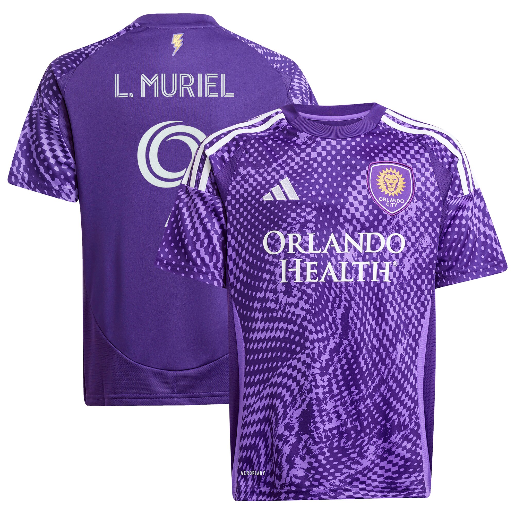 youth orlando city sc luis muriel adidas purple 2025 perfect storm replica player jersey | San Jose Earthquakes Hats, Jerseys & MLS Apparel