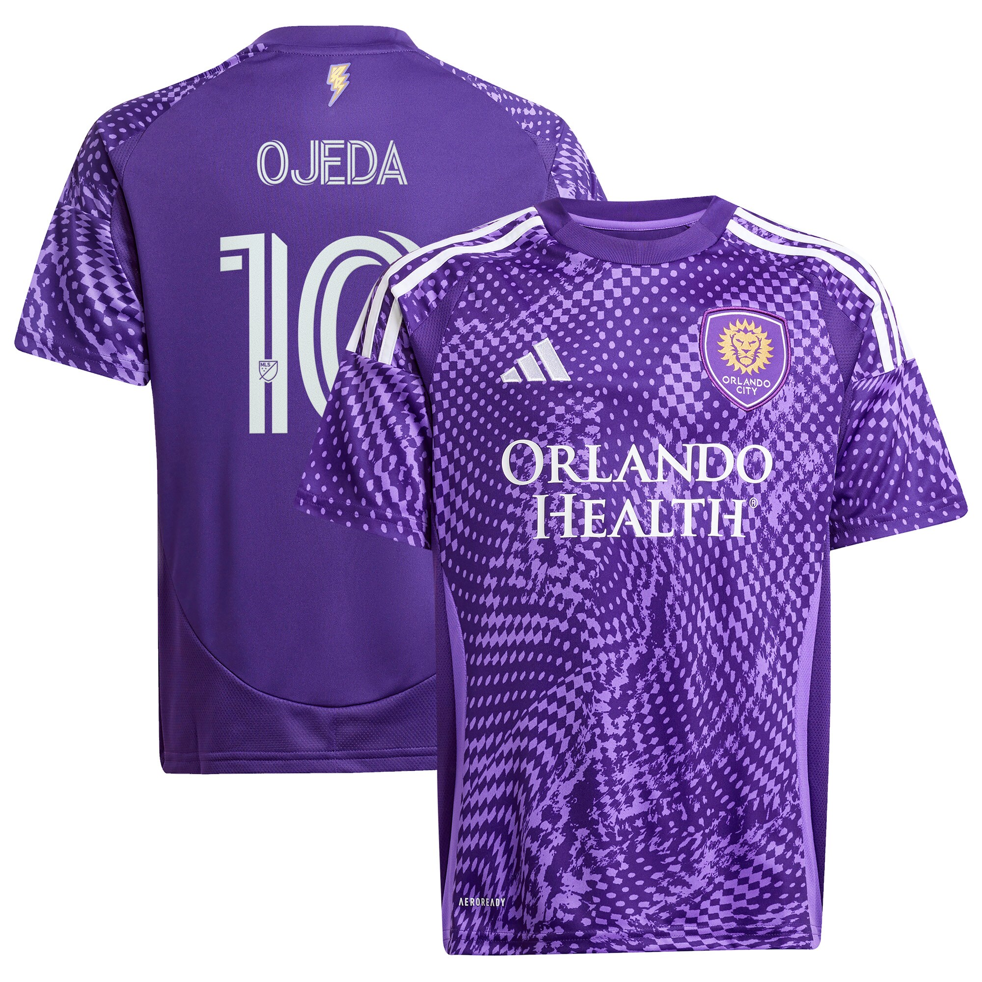 youth orlando city sc martín ojeda adidas purple 2025 perfect storm replica player jersey | San Jose Earthquakes Hats, Jerseys & MLS Apparel