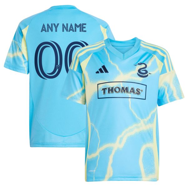youth philadelphia union adidas blue 2025 the voltage kit replica custom jersey | San Jose Earthquakes Hats, Jerseys & MLS Apparel