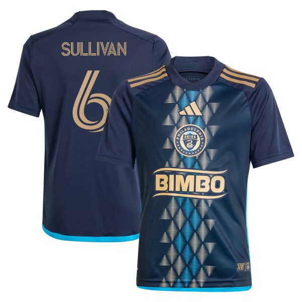 youth philadelphia union cavan sullivan adidas navy 2024 primary replica player jersey | San Jose Earthquakes Hats, Jerseys & MLS Apparel