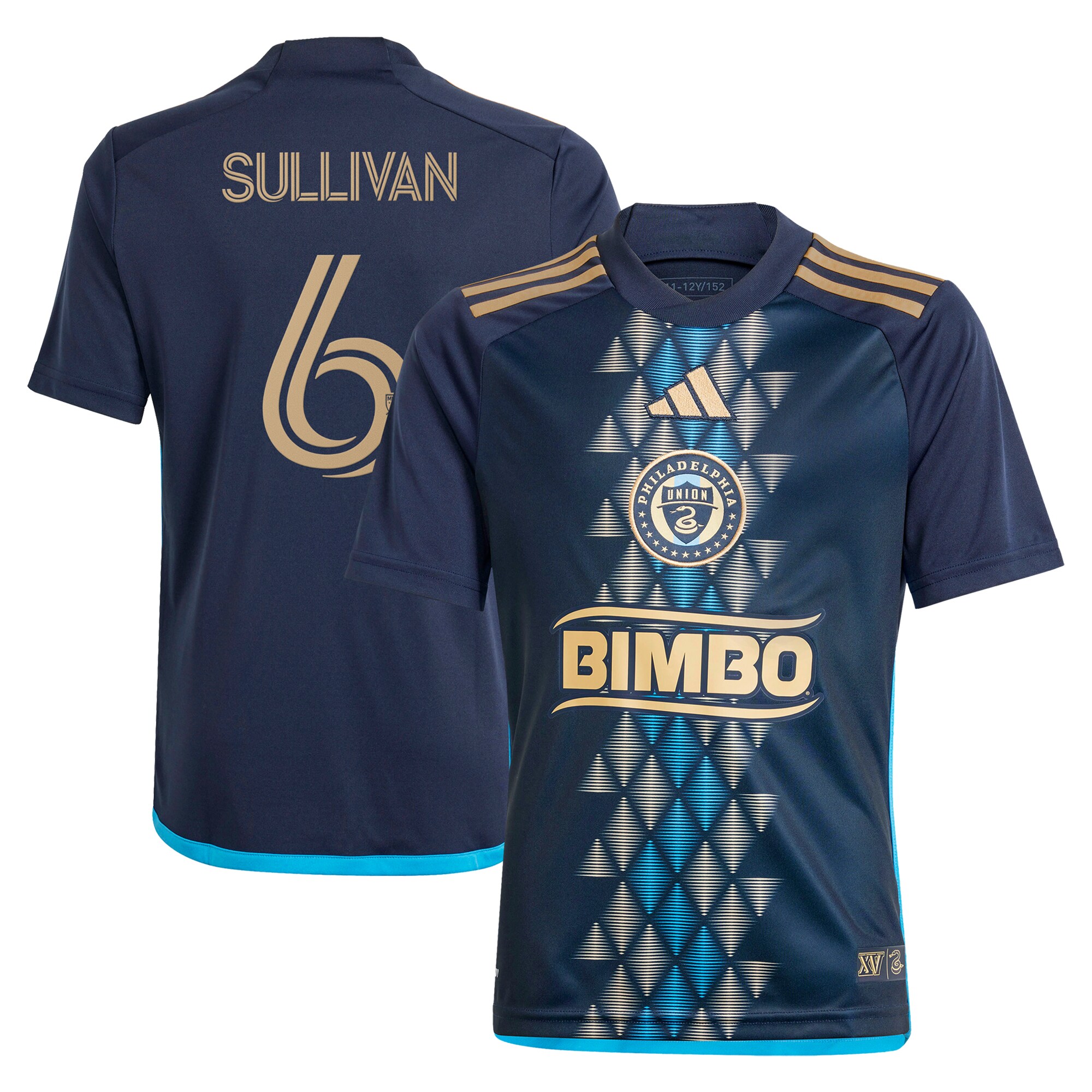 youth philadelphia union cavan sullivan adidas navy 2024 primary replica player jersey | San Jose Earthquakes Hats, Jerseys & MLS Apparel