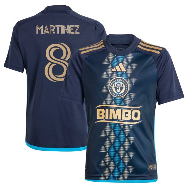 youth philadelphia union jose martinez adidas navy 2024 the xv kit replica player jersey | San Jose Earthquakes Hats, Jerseys & MLS Apparel