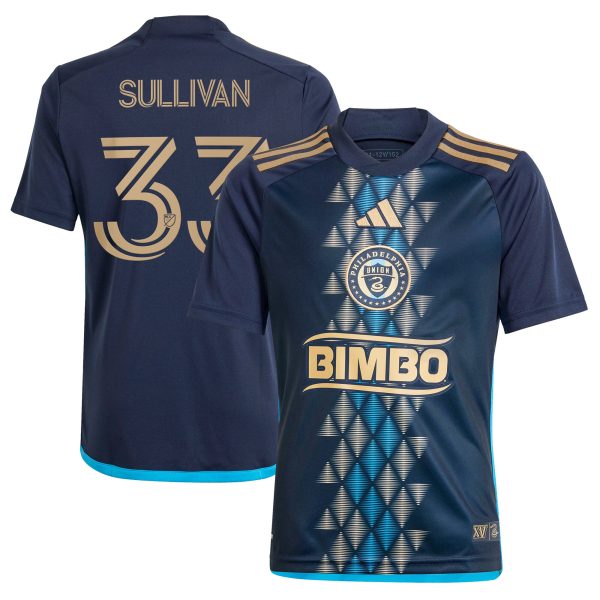 youth philadelphia union quinn sullivan adidas navy 2024 the xv kit replica player jersey | San Jose Earthquakes Hats, Jerseys & MLS Apparel