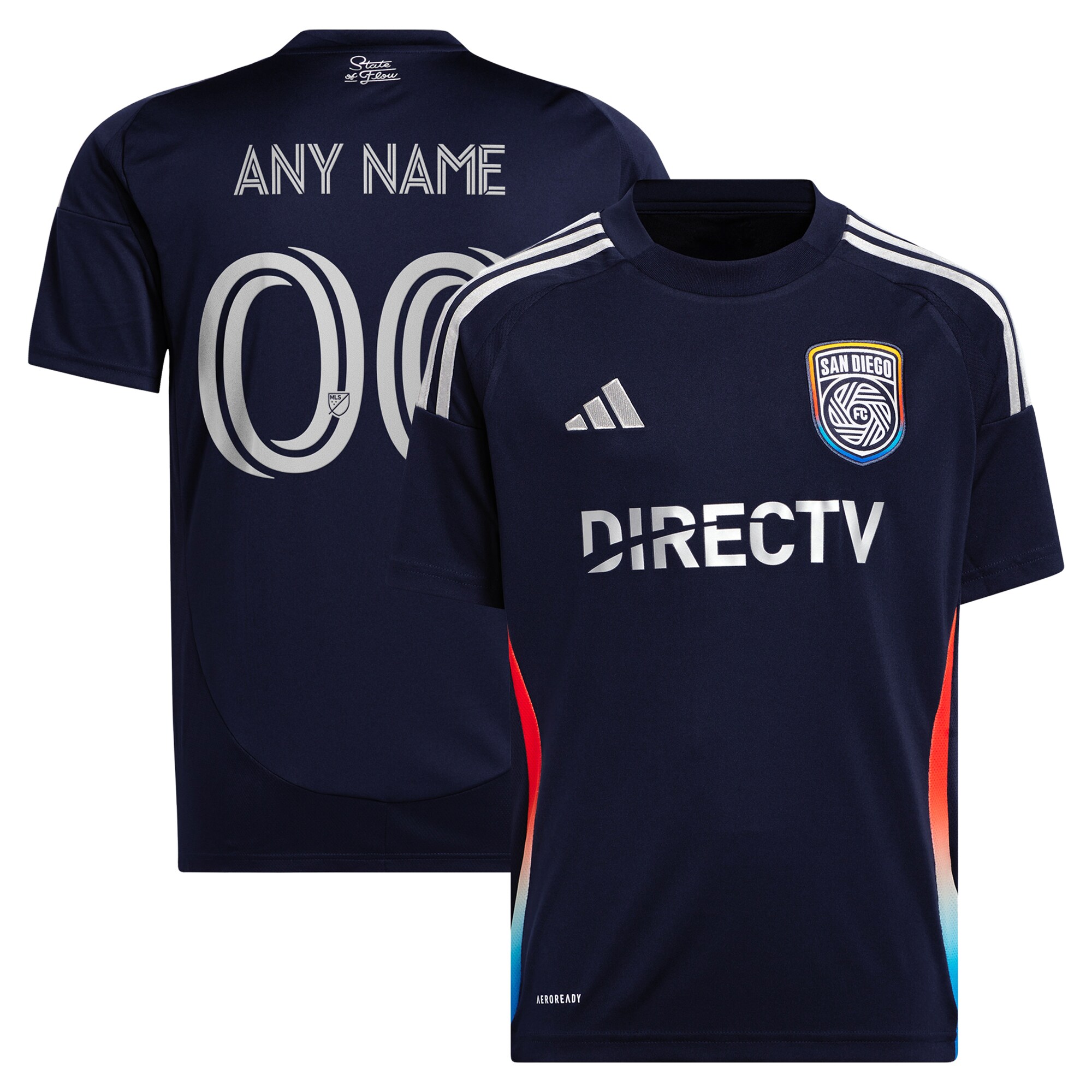 youth san diego fc adidas navy 2025 state of flow replica custom jersey | San Jose Earthquakes Hats, Jerseys & MLS Apparel