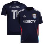youth san diego fc hirving lozano adidas navy 2025 state of flow replica player jersey | San Jose Earthquakes Hats, Jerseys & MLS Apparel